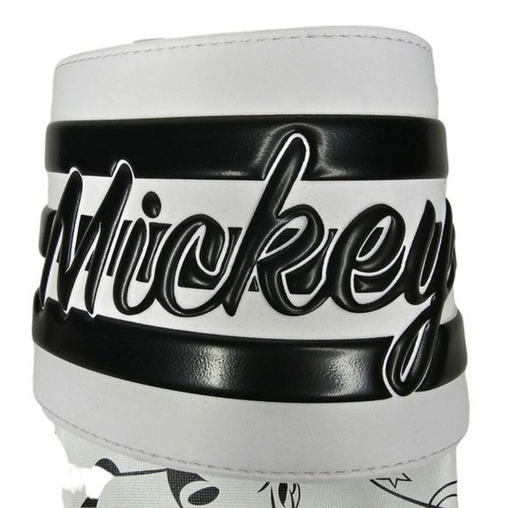NWT Adidas Slides Mens Size 12 Disney Mickey Mouse Adilette Comfort Black White - Picture 11 of 15